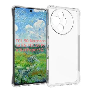 TCL 50 NxtPaper 5G Air CushionกันกระแทกถุงลมนิรภัยซิลิโคนกันชนTPUปกหลังนุ่มสําหรับTCL 50 Pro NxtPaper 5G