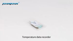 เครื่องบันทึกข้อมูลอุณหภูมิแบบ USB บันทึกข้อมูลความชื้นใช้ครั้งเดียวพอร์ต USB จุด10000รายงานไฟล์ PDF 30/60/90วัน