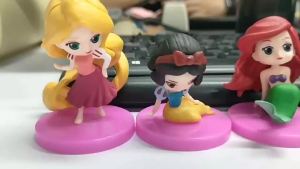 TOPTOY | 6Pcs/set /Snow White/Alice/Bell/Mermaid princess Toys Dolls Aurore PVC Anime Dolls Figures Collectible Model