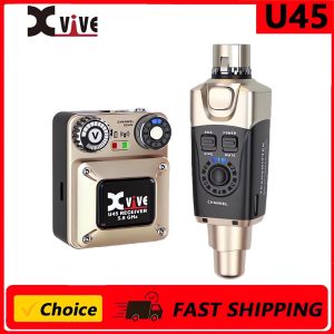 Xvive | Xvive U45 Wireless in-Ear Monitoring System 5.8GHz IEM System Transmitter and Bodypack Receiver for Studio and Band Rehearsals