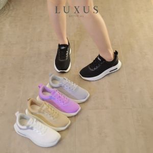 Luxus Gummy Sepatu Wanita Sneakers Sporty Impor Viral Kekinian Ukuran 36 - 41 LX2042