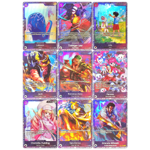 Bandai | ONE PIECE Collection Cards OP08 San-Gorou Roronoa Zoro Jack Perona EN  High Quality  DIY Self Made Game Anime Cards Gift Toy