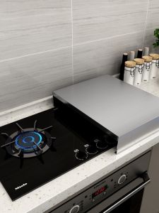 Bàn Đậy Bếp Bằng Thép Không Gỉ Bàn Đậy Bảo Vệ Bếp Gas Giá Lưu Trữ Nhà Bếp Chống Thấm Nước Chống Bụi Đế Đỡ