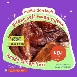 SALE PISANG PANDAN isi 500g SALE DadakansegerMANIS Dan LEZAT