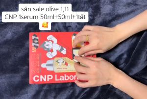 Set Tinh Chất Keo Ong CNP Laboratory Propolis Energy Active Ampule 50ml + 50ml Tặng Tất Hãng