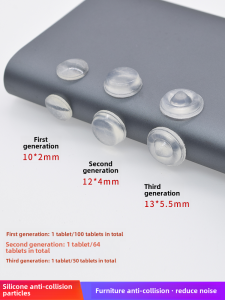 Silicone Anti-Collision Stickers for Home Door Handles Cabinet Table And Chair Feet Pads Noise Reduction Stickers