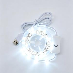 1PC 2835LED light strip. USB powered simply touch the button to turn it on/off. Simple installation perfect for home décor.