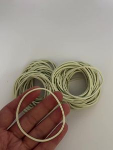 300pcs Elastic Rubber Bands White Color Stretchable Latex Ring School Office Home Industrial Ring Package Holder Rubber Band