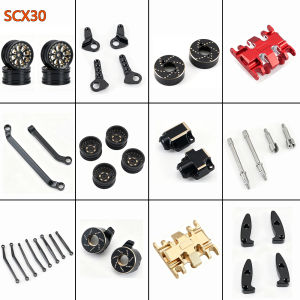 For Axial SCX30 1/30 Brass Upgrade Set - Steering Knuckles Diff Covers & Rear Hub Weights - for AXIAL SCX30 RC Car Upgrade Part