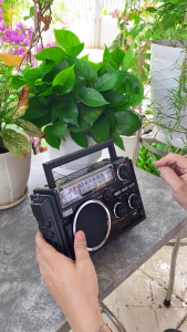 Radio sử dụng pin năng lượng mặt trời - Đài FP 722S Trải nghiệm âm thanh sống động với công suất 10W quà tặng ông bà cha mẹ ý nghĩa
