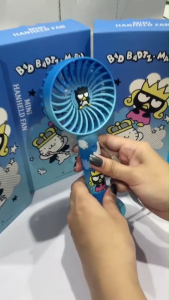 SANRIO พัดลมมือถือ รุ่น 2312007XO Bad Badtz-Maru CANDY สีน้ำเงิน