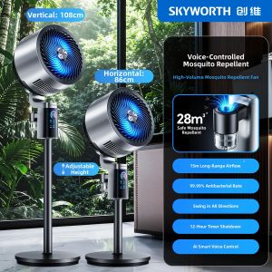 SKYWORTH | Strong Airflow Smart Quiet Standing Circulation Fan