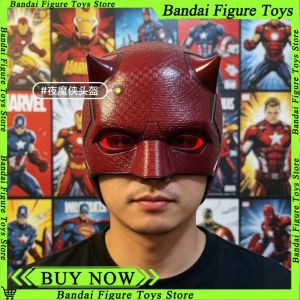 hot toys | Hottoys Marvel Daredevil Mask Movie Daredevil:Born Again Season 2 Helmet ABS Adult Boys Cosplay Cool Halloween Christmas Gift