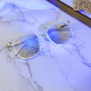 Viendo Kacamata Minus Photocromic Anti Radiasi Blueray Wanita Cowok Pria Korea  Gaya Fashion Elastik TR90 Frame 2 in 1 Bluecromic Potocromic Fotocromic Antiradiasi Kecamata Komputer HP Anti sinar Matahari UV400 Kaca Mata Optik