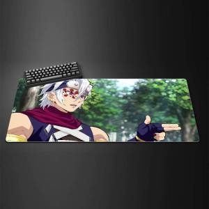 Bandai | Tấm Lót Chuột Bàn Làm Việc Cỡ Lớn Demon Slayer Chất Liệu Cao Su Họa Tiết Anime Viền May 2MM Dùng Cho Chơi Game Và Văn Phòng