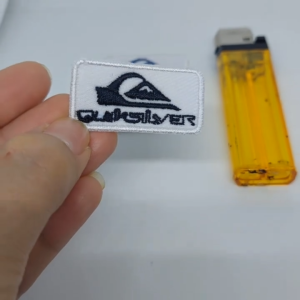 44BRN2 QUICKSILVER surfing bordir patch emblem iron on