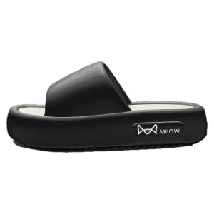 Miiow | Mens Summer Indoor Home Anti-slip Thick Bottom Silent No Smell Slip-On Slippers Casual Style EVA Material Comfortable Fit