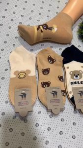 ถุงเท้าหวาน ลายการ์ตูนน่ารัก คละลาย สุ่มลาย คลอนเสียกู้ แพ็ค12คู่