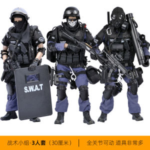 Collection Level More than Artificial Accessories Attacker Special Police 1/6 Small Proportion Activity Soldier Military Model Hand Toy