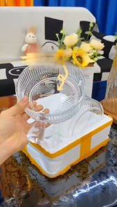 Glass Bowl with Handle Fruit Transparent Salad Bowl Household Dessert Plate Light Luxury Instant Noodle Bowl Baked Rice Bowls