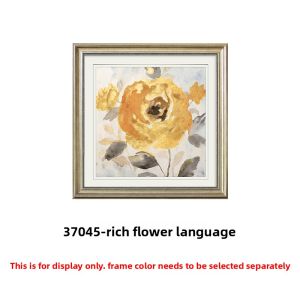 YASISHA | No-Drilling Waterproof Bathroom Wall Art Floral Design