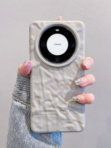 Huawei Mate70Pro+ Phone Case Simple Grey Folded Anti-Fall Protective Cover for Men And Women Compatible with Mate50/40Pro Pura80/70Pro