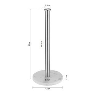 Giá Để Giấy Lau Bếp Bằng Đá Cẩm Thạch Vàng Giá Đựng Màng Bọc Thực Phẩm Giá Để Khăn Giấy Đứng Giá Đựng Giấy Cuộn Bằng Thép Không Gỉ Giá Để Khăn Mặt