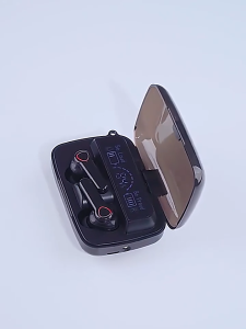 TUKUO ID | M19 Headset Bluetooth 5.3 Earbud TWS Nirkabel LED Digital Power Display Stereo with Powerbank