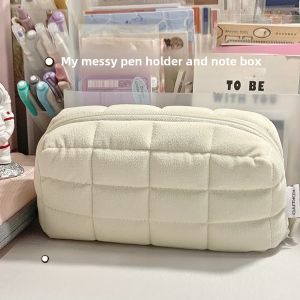 Kokuyo Pillow Bag Pencil Case INS Japanese Style Junior High School Student Stationery Box for Girls Minimalist Large Capacity Soft