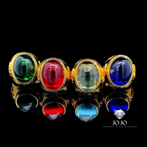 N1111 Nhẫn nam phong thủy thiết kế hai bên hình chữ PHƯỚC LỘC