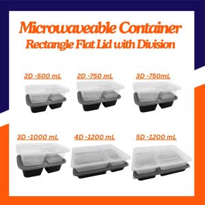 10 pcs | Microwaveable Bento Box