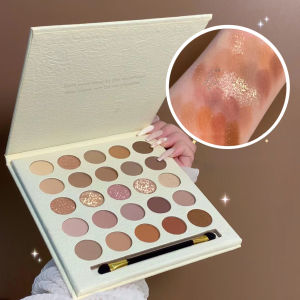Sunshine 25 Colors Eyeshadow Palette With Brush Eyeshadow With Glitters & Trimming & Highlight Make Up & Blush