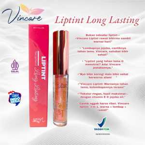 Vincare Liptint Long Lasting warna awet seharian tanpa buat bibir kering
