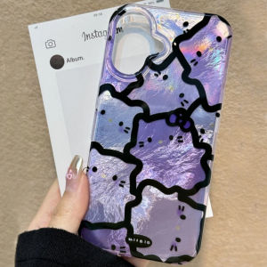Gradient Purple Hello Kitty for Apple 15promax Phone Case Iphone16pro Xiaomi 14 Huawei Mate70 Glory 200x100k60p50nova12reno11note13