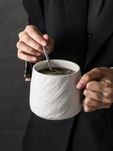 Large Capacity Ceramic Mugs for Home Office Tea Brewing Coffee Drinking Milk Drinking Couples Cups Breakfast Milk Cups