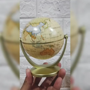 STEM ของเล่นเพื่อการเรียนรู้วิทยาศาสตร์ GLOBE ลูกโลก สีฟ้า สีทอง ดวงดาว ขนาด10 ซม.