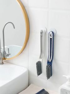 2Pcs Crevice Brush 2 in 1 Rotating Stiff Bristles Multifunctional Cleaner