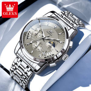 OLEVS | Đồng Hồ Quartz Nam Chống Nước Có Đèn Đêm
