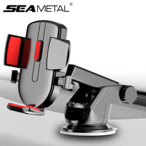 SEAMETAL 360 Degree Car Phone Holder Portable Car Mount Stand Auto Clip Smartphone Bracket