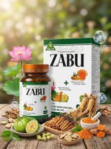 Giảm cân ZaBu an toàn hiệu quả hộp 60 viên tặng kèm trà detox