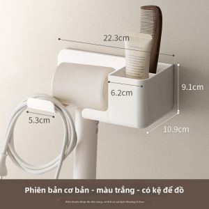 LANJIAOLUO | Giá Đỡ Máy Sấy Tóc Phòng Tắm Không Cần Khoan