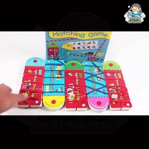 5 ชิ้น Braintraining Matching Cards สำหรับการ์ดจับคู่ โยงเชือก เกมเชือกจับคู่ ฝึกสมาธิ Logic