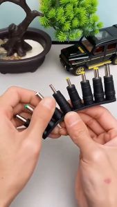 Adapter Konverter Charger Laptop Universal Jack DC 5.5mmx2.1mm - 100% Baru & Stok Siap - Panduan Belanja: COD, Pengiriman Cepat - J&T Express