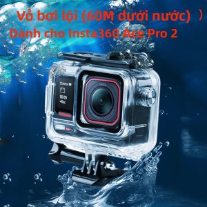 Vỏ Chống Nước Cho Insta360 Ace Pro 2 Lặn Bảo Vệ Dưới Nước Lặn Dành Cho Thể Thao & Hành Động Máy Quay Video 60M