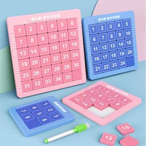 3D Digital Huarong Road Sliding Puzzle Block Game Sleet The most powerful brain digital Huarongdao childrens intelligence development 磁性数字华容道