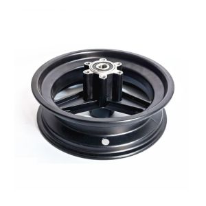 Front Wheel Aluminum Alloy Wheel Hub 10 Inch Tire Wheel Rim 6.5 Inch Disc Brake Electric Scooter Accessories 10x2.70-6.5