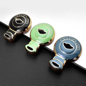 For BMW Mini Cooper Clubman Countryman Paceman Roadster R56 R57 CAS3 Soft TPU Car Smart Key Case Cover Shell Fob Protector