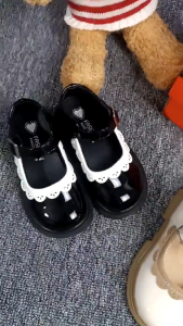 TOP PROMO Sepatu Ruffle Anak Perempuan Empuk Berkualitas / sepatu anak bahan kulit lembut model mary jane