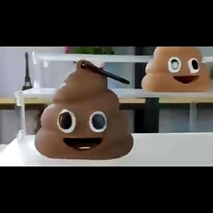 【COCO MALL】COD ที่ใส่ถุงเก็บอึ สุนัข หมา แมว สัตว์เลี้ยง แบบพกพา พร้อมห่วงเเกี่ยว รูปอุนจิ น่ารักสุดๆ