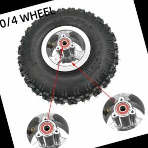Ruột Xe Và Vỏ Lốp Ngoài 4.10-4 Dành Cho Xe Mô Tô Địa Hình Mini 49cc Xe Tay Ga Xe ATV Xe Buggy Với Vành Bánh Xe 4 Inch Tương Thích Với Lốp Bánh Xe 4.10-4